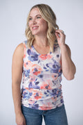 Ava Tank - Watercolor Floral