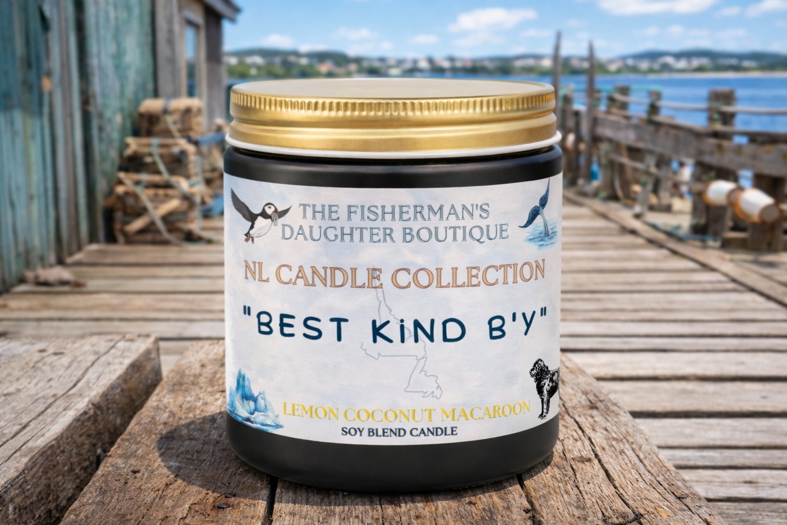 NL Candle Collection - Lemon Coconut Macaron