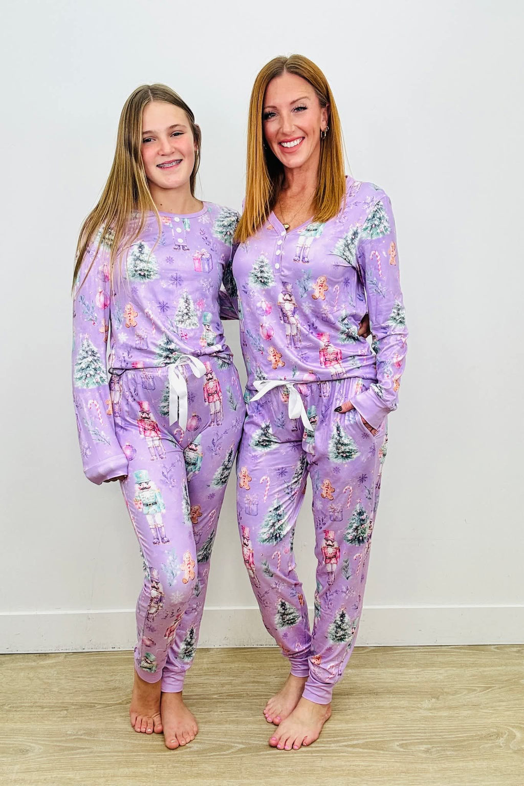 *PRE-ORDER* Holiday PJs - Purple Nutcracker