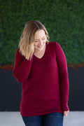 Larissa Long Sleeve - Burgandy