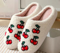 Cherry Print Slippers