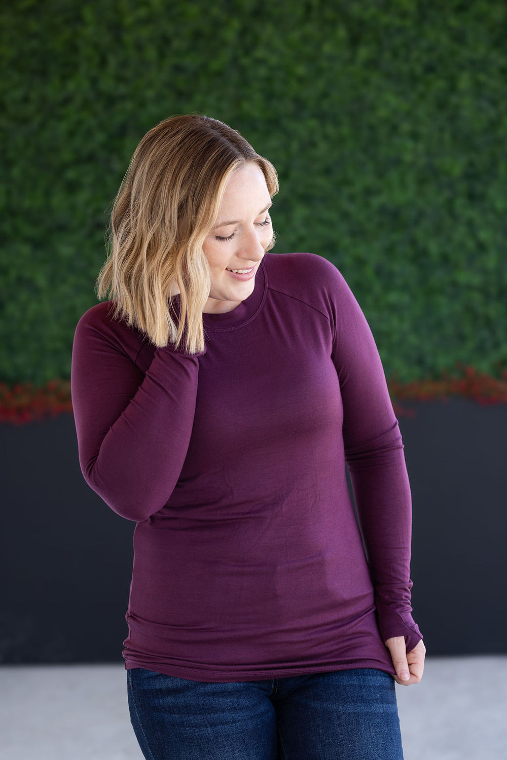 Blair Long Sleeve - Plum