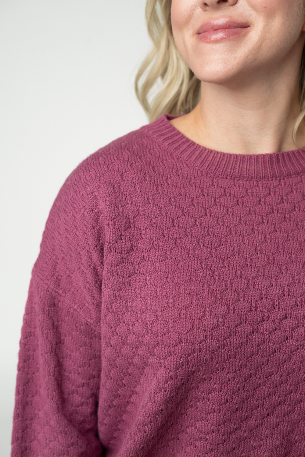 Gianna Sweater - Raspberry