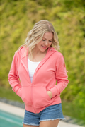 Fullzip Hoodie - Coral